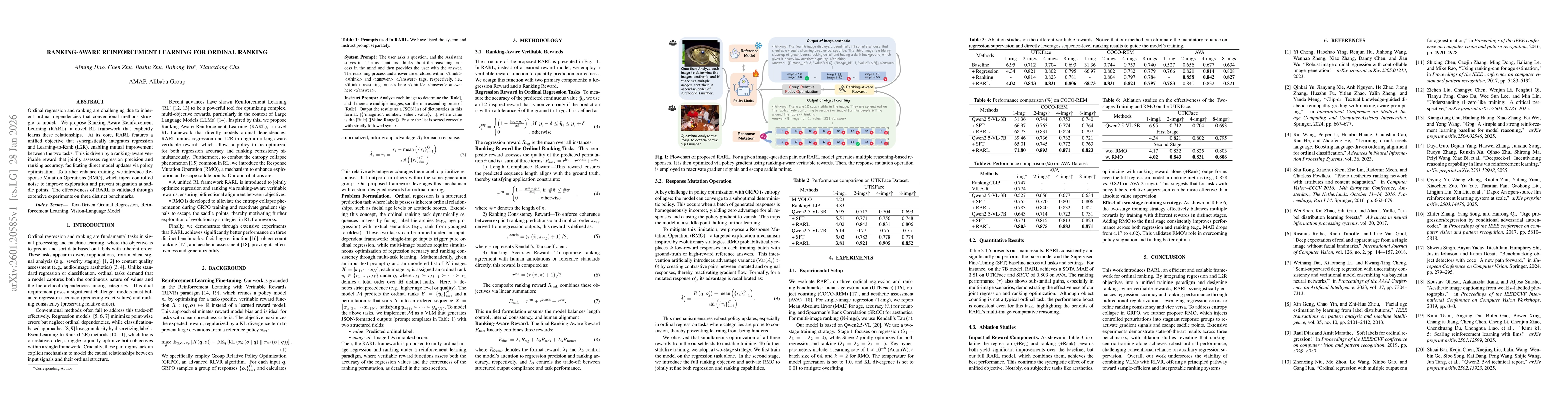 Thumbnail for Ranking-aware Reinforcement Learning for Ordinal Ranking