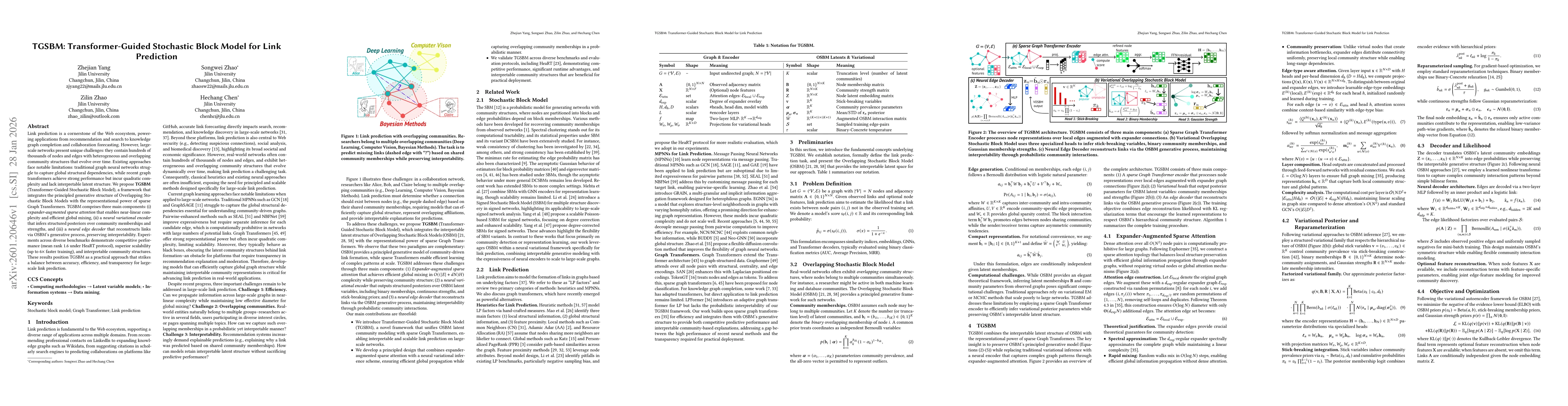 Thumbnail for TGSBM: Transformer-Guided Stochastic Block Model for Link Prediction