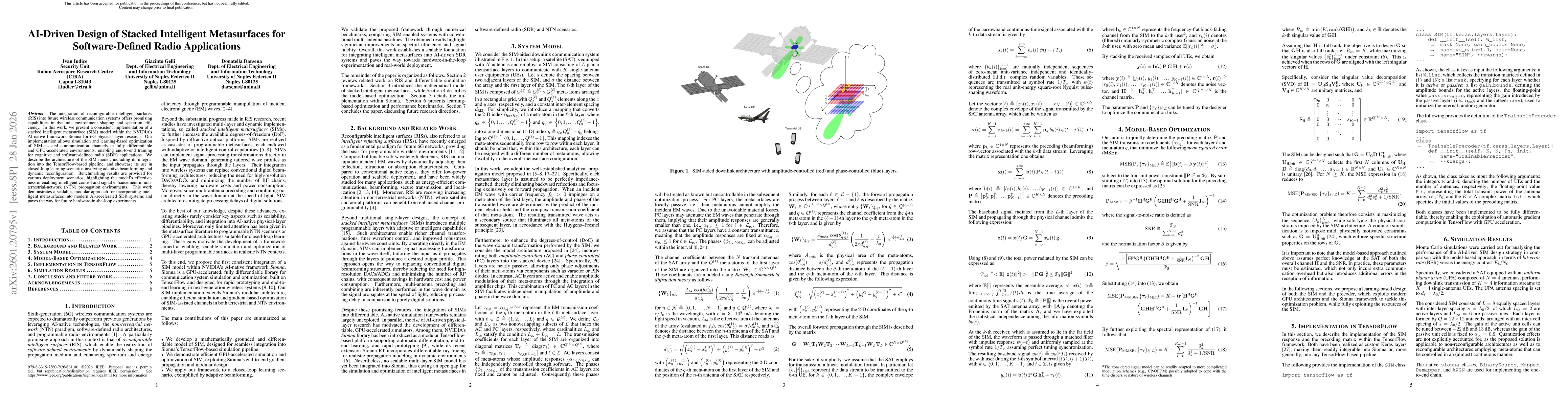 Thumbnail for AI-Driven Design of Stacked Intelligent Metasurfaces for Software-Defined Radio Applications