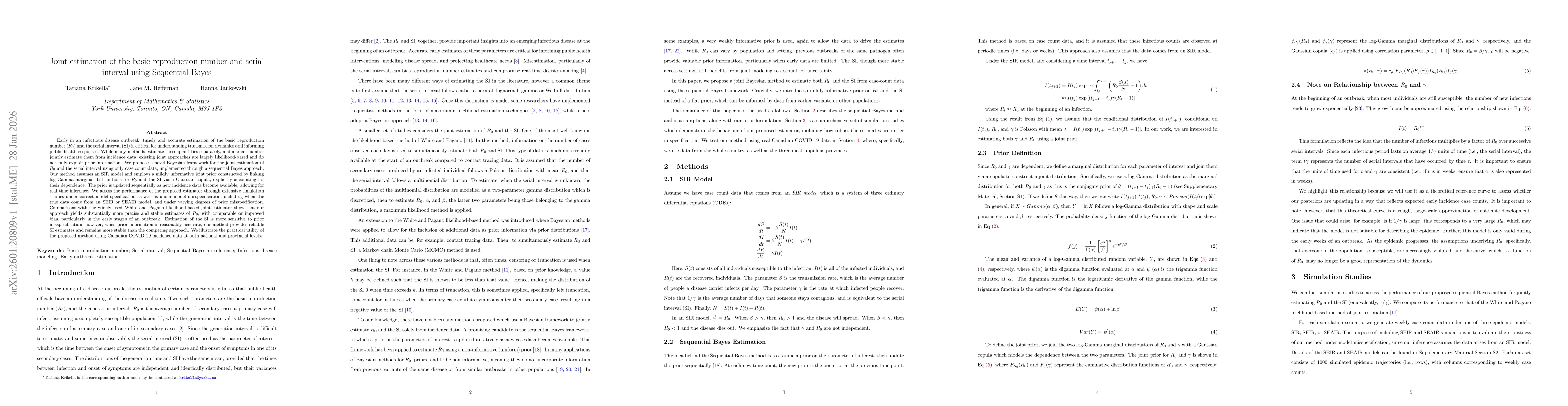 Thumbnail for Joint estimation of the basic reproduction number and serial interval using Sequential Bayes
