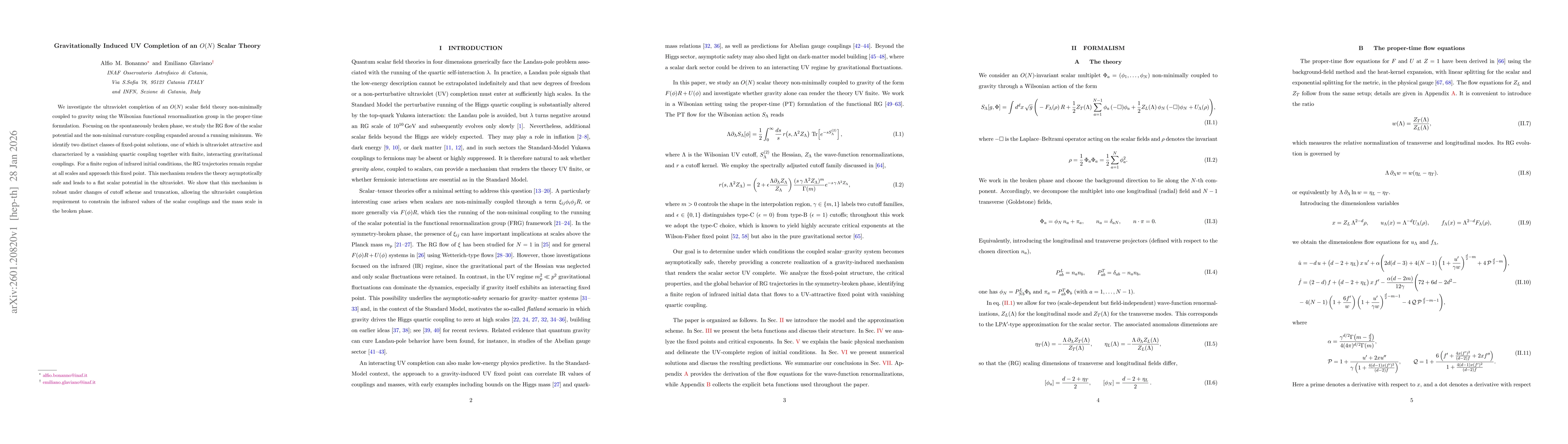 Thumbnail for Gravitationally Induced UV Completion of an $O(N)$ Scalar Theory