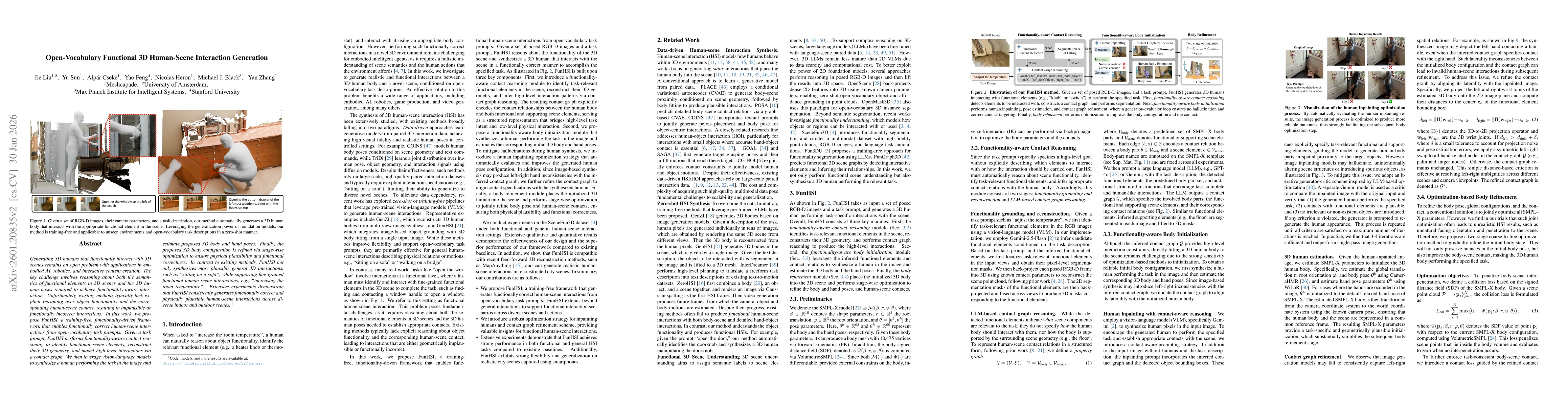 Thumbnail for Open-Vocabulary Functional 3D Human-Scene Interaction Generation