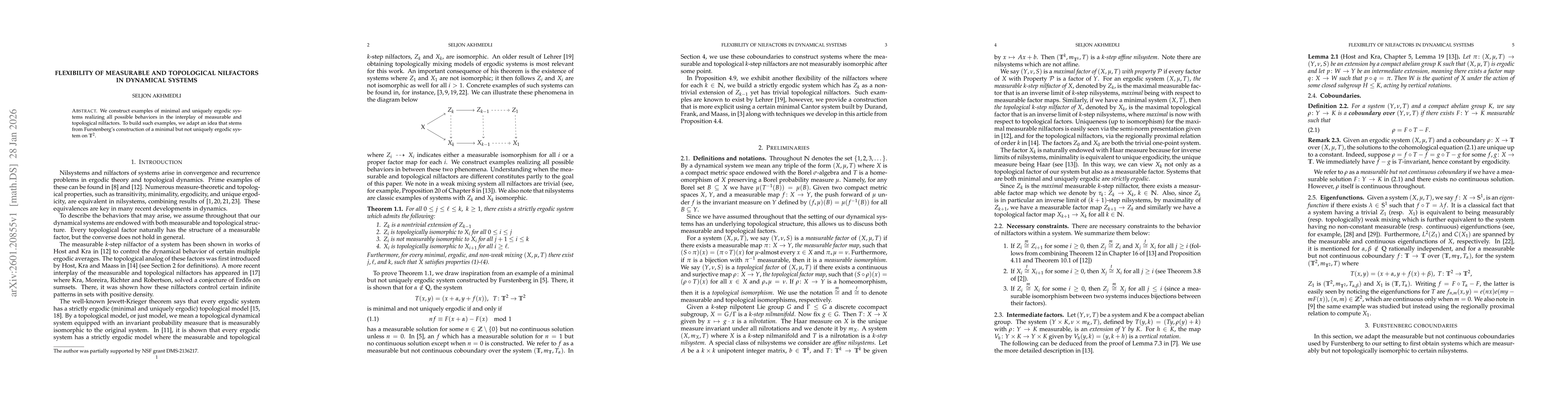 Thumbnail for Flexibility of measurable and topological nilfactors in dynamical systems