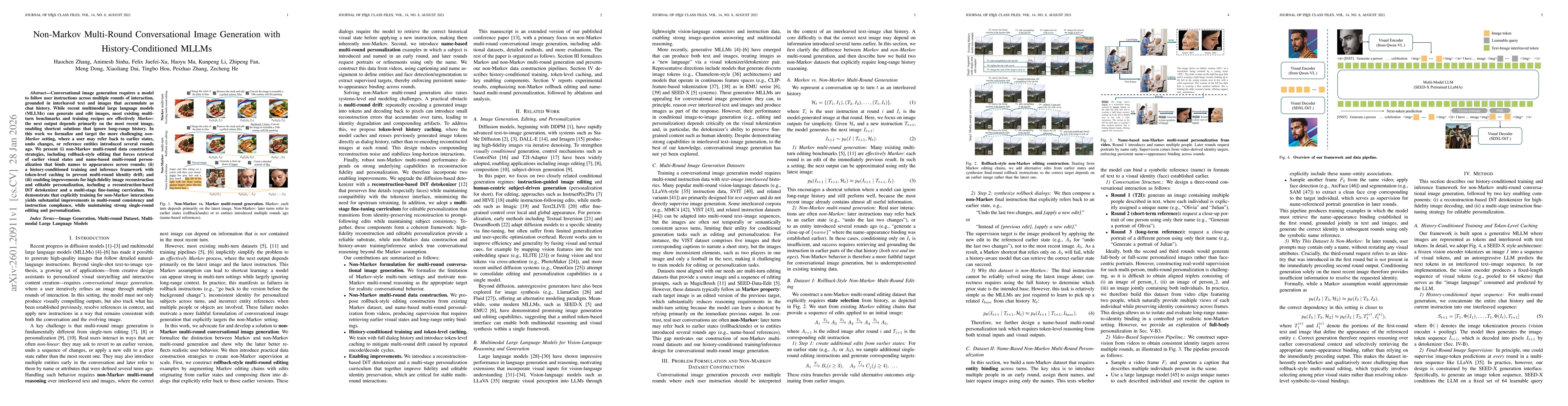 Thumbnail for Non-Markov Multi-Round Conversational Image Generation with History-Conditioned MLLMs