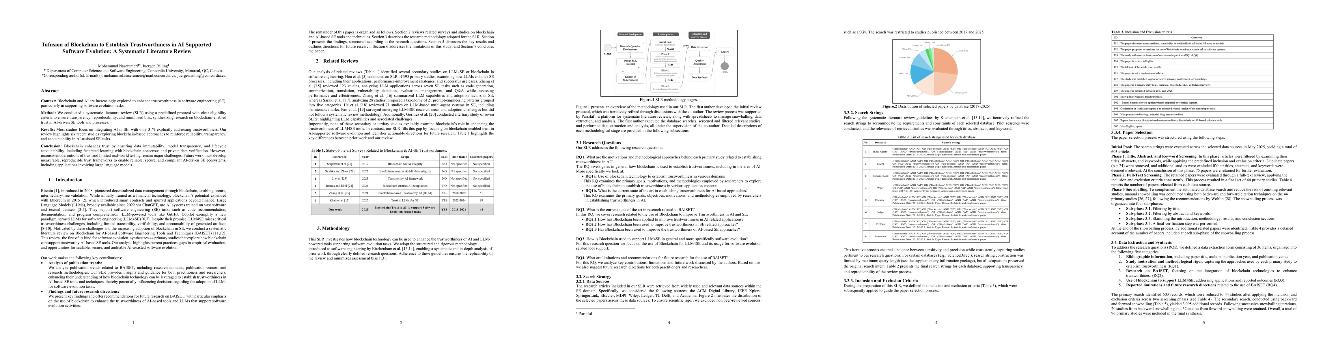 Thumbnail for Infusion of Blockchain to Establish Trustworthiness in AI Supported Software Evolution: A Systematic Literature Review