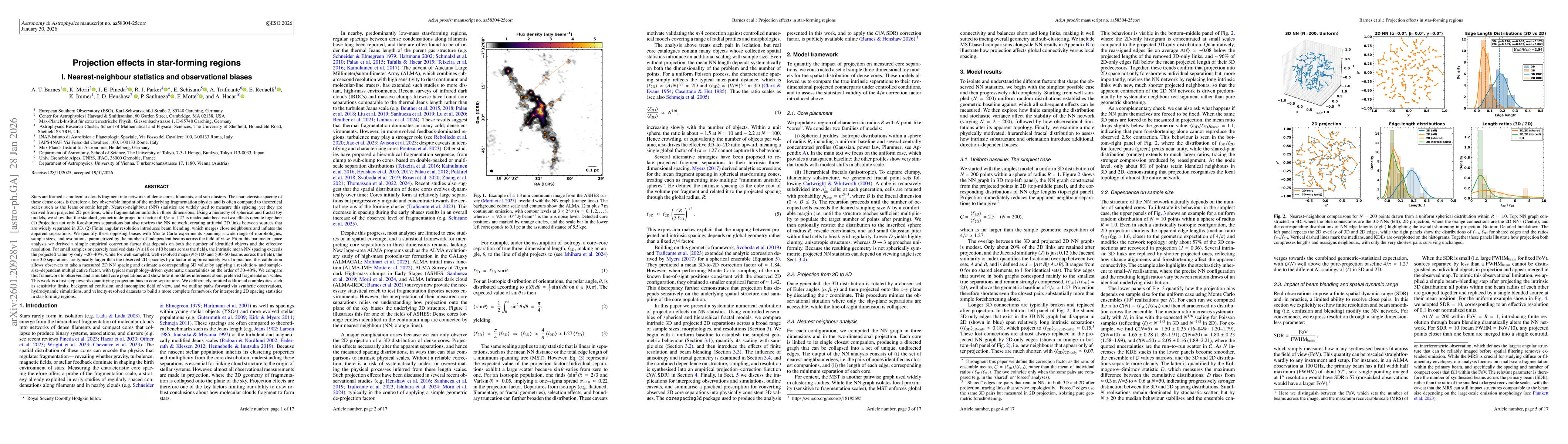 Thumbnail for Projection effects in star-forming regions: I. Nearest-neighbour statistics and observational biases