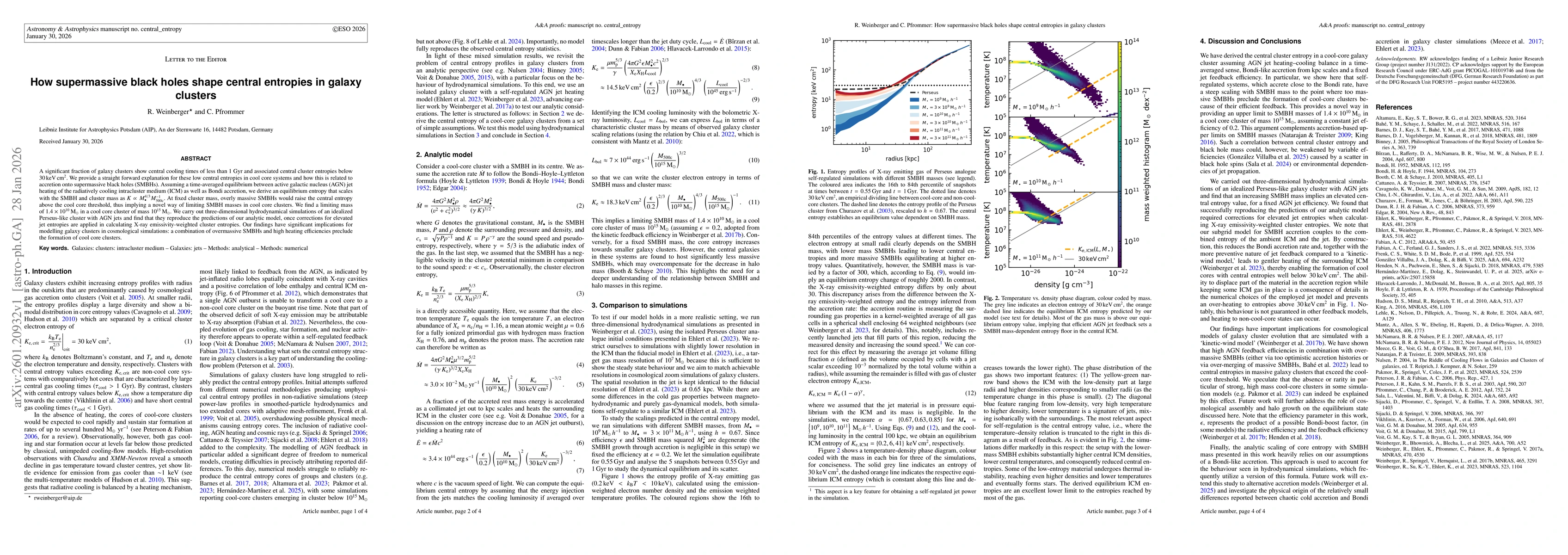 Thumbnail for How supermassive black holes shape central entropies in galaxy clusters