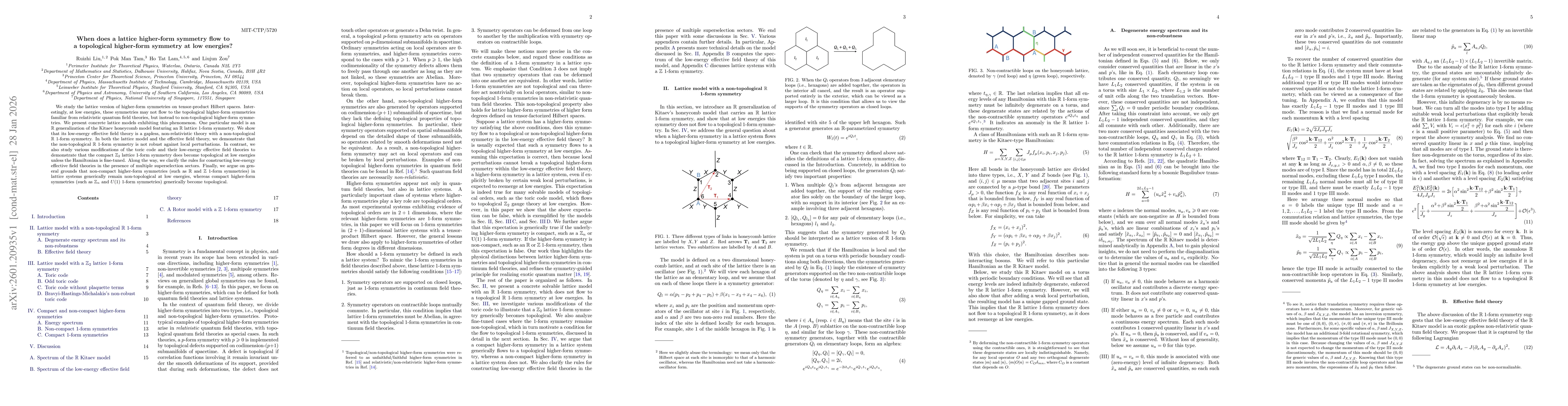 Thumbnail for When does a lattice higher-form symmetry flow to a topological higher-form symmetry at low energies?