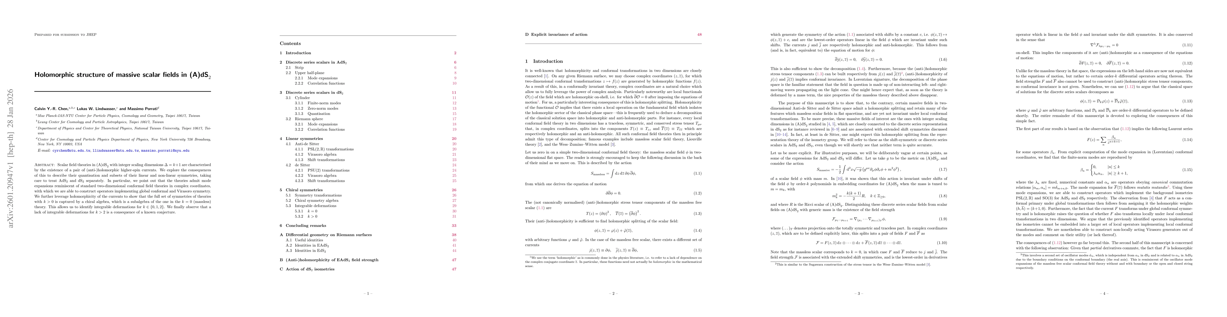 Thumbnail for Holomorphic structure of massive scalar fields in $\text{(A)dS}_2$