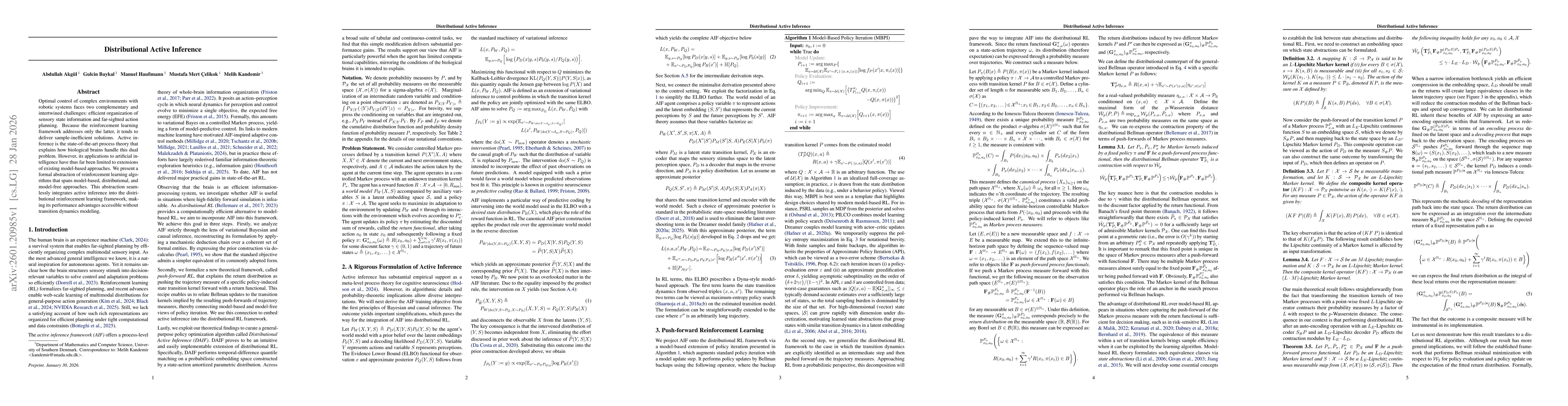 Thumbnail for Distributional Active Inference
