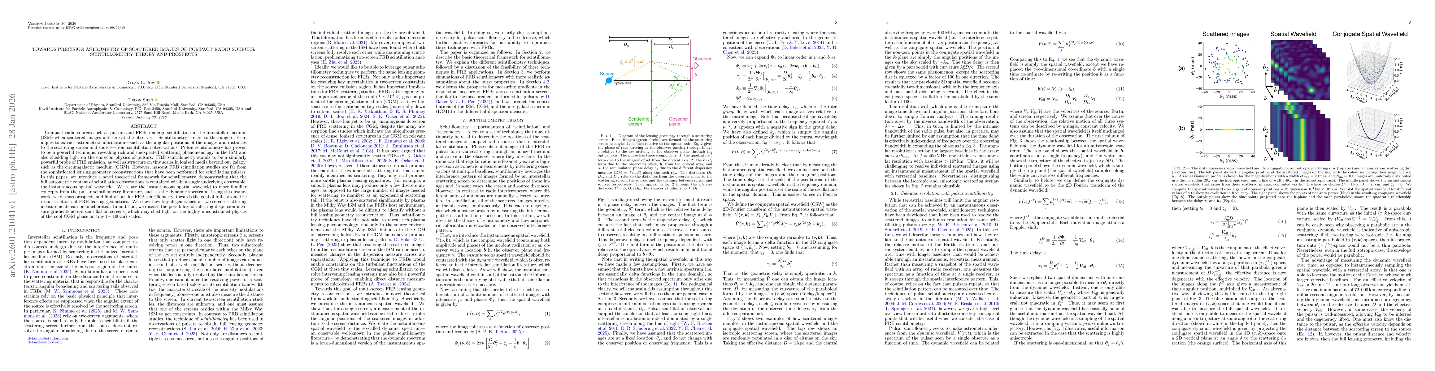 Thumbnail for Towards precision astrometry of scattered images of compact radio sources: scintillometry theory and prospects