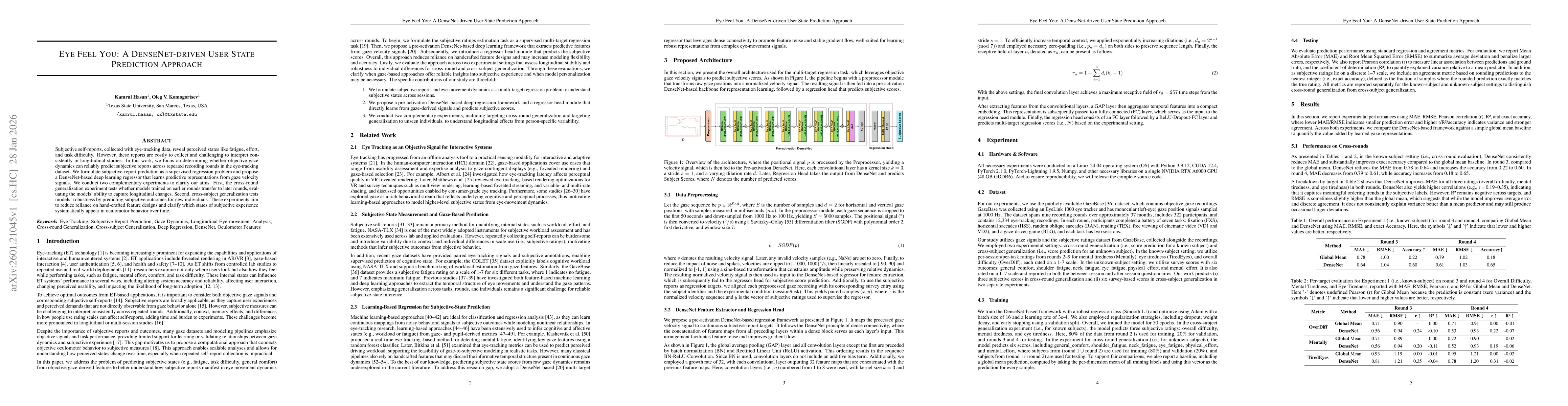 Thumbnail for Eye Feel You: A DenseNet-driven User State Prediction Approach