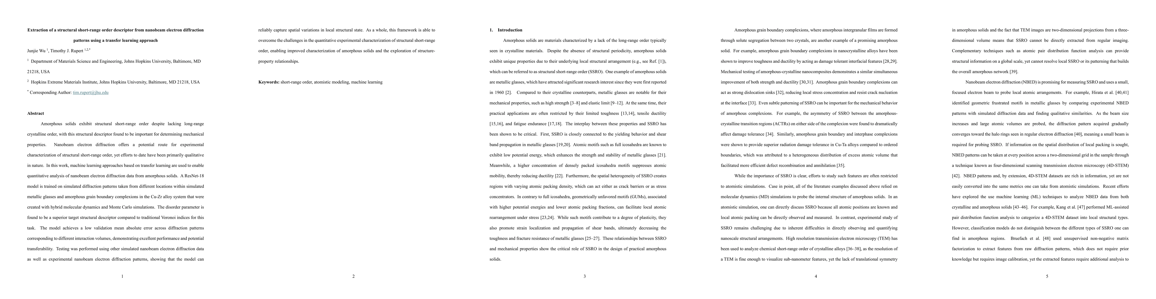 Thumbnail for Extraction of a structural short-range order descriptor from nanobeam electron diffraction patterns using a transfer learning approach