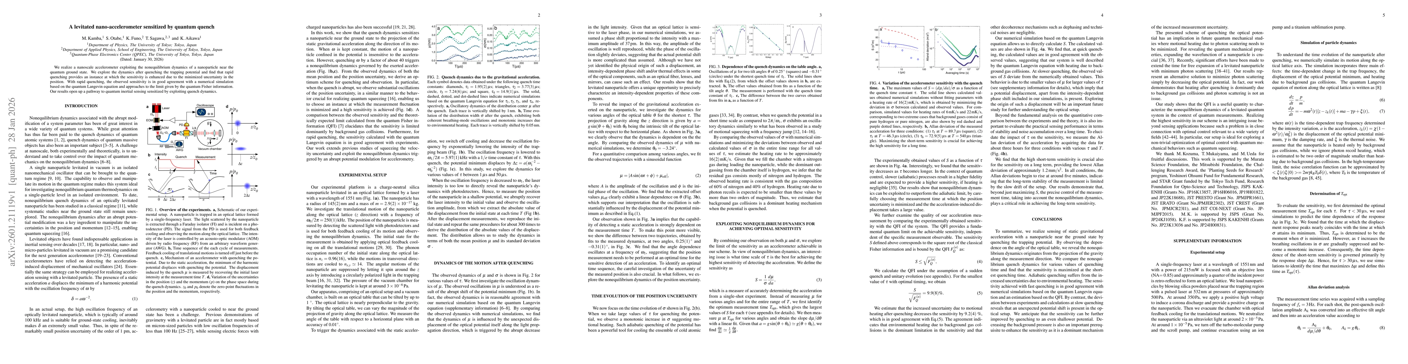 Thumbnail for A levitated nano-accelerometer sensitized by quantum quench