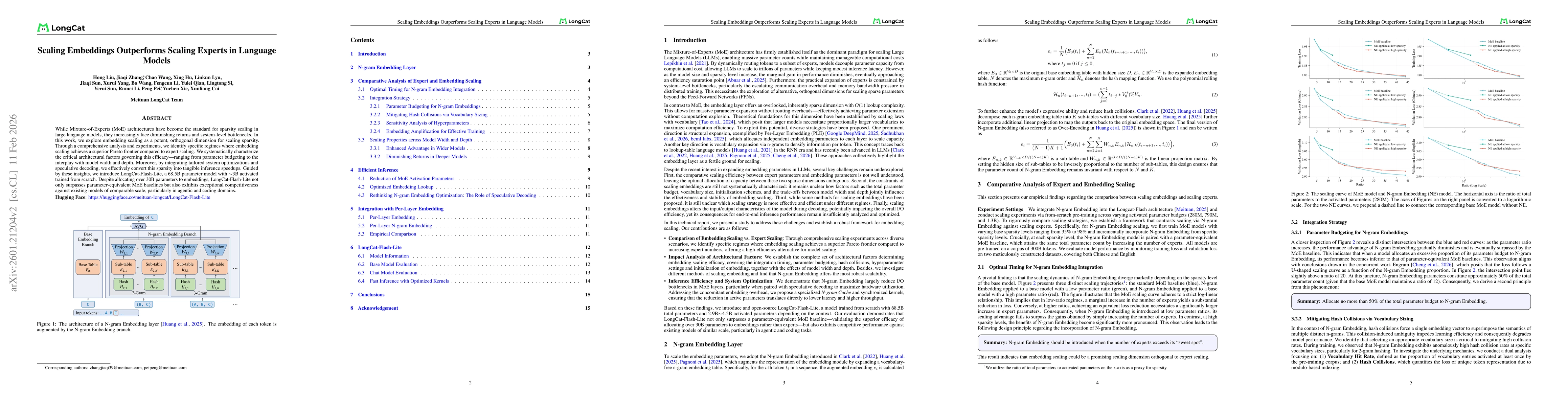 Thumbnail for Scaling Embeddings Outperforms Scaling Experts in Language Models