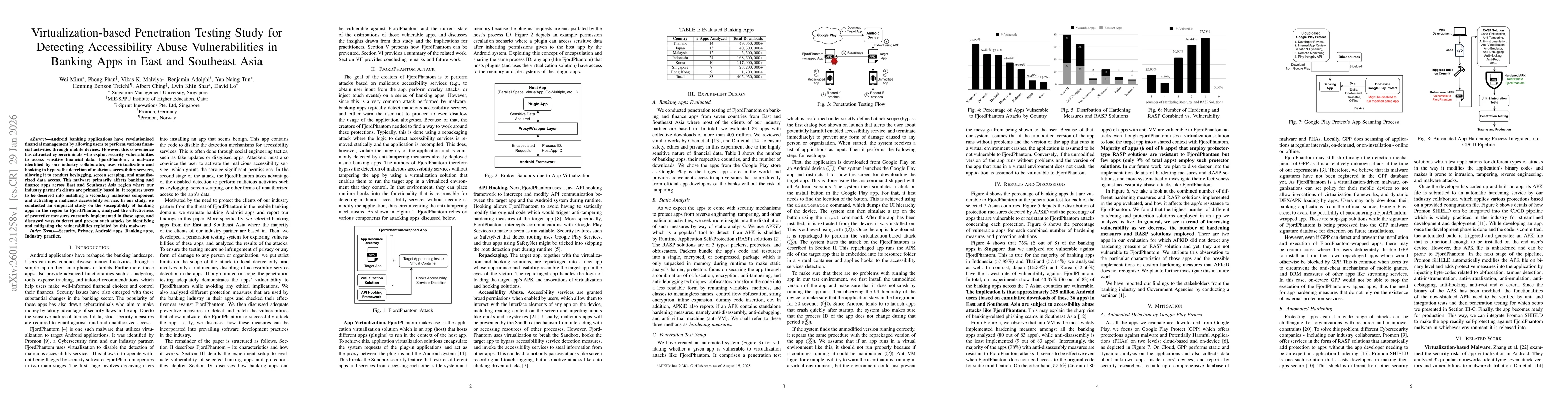Thumbnail for Virtualization-based Penetration Testing Study for Detecting Accessibility Abuse Vulnerabilities in Banking Apps in East and Southeast Asia
