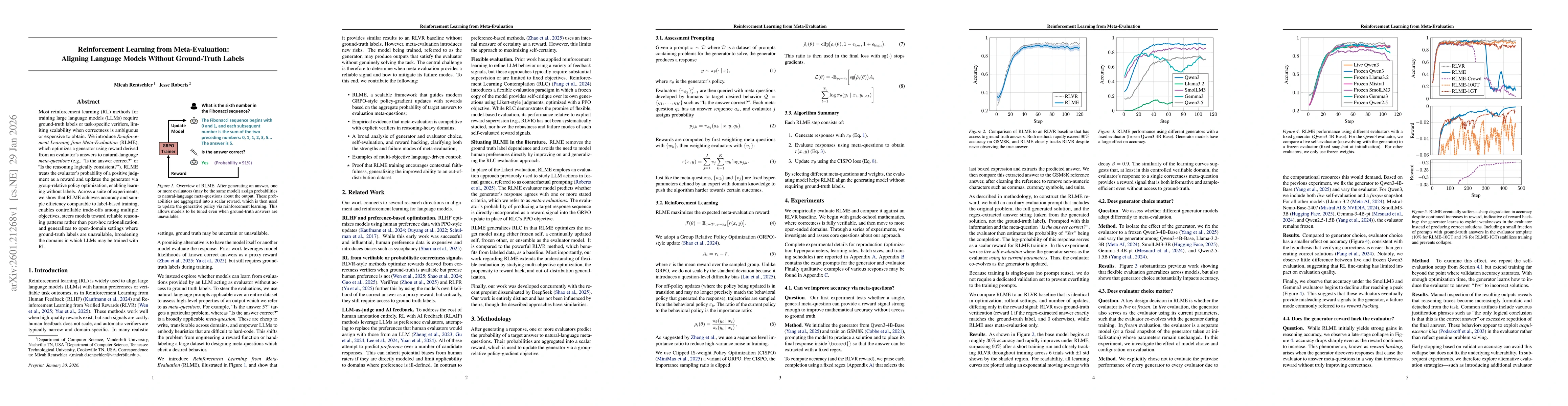 Thumbnail for Reinforcement Learning from Meta-Evaluation: Aligning Language Models Without Ground-Truth Labels