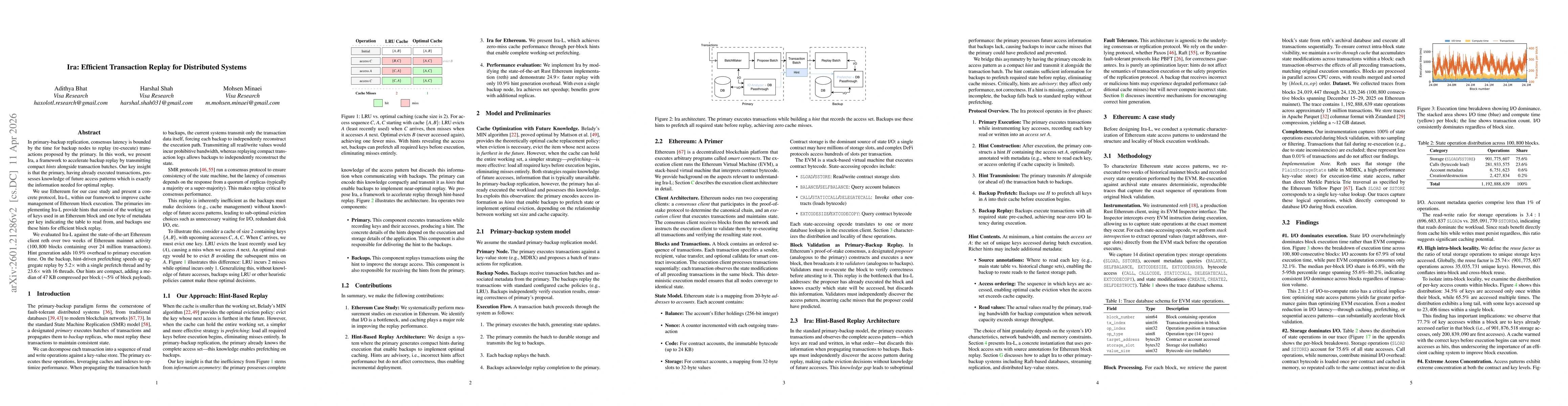 Thumbnail for Ira: Efficient Transaction Replay for Distributed Systems