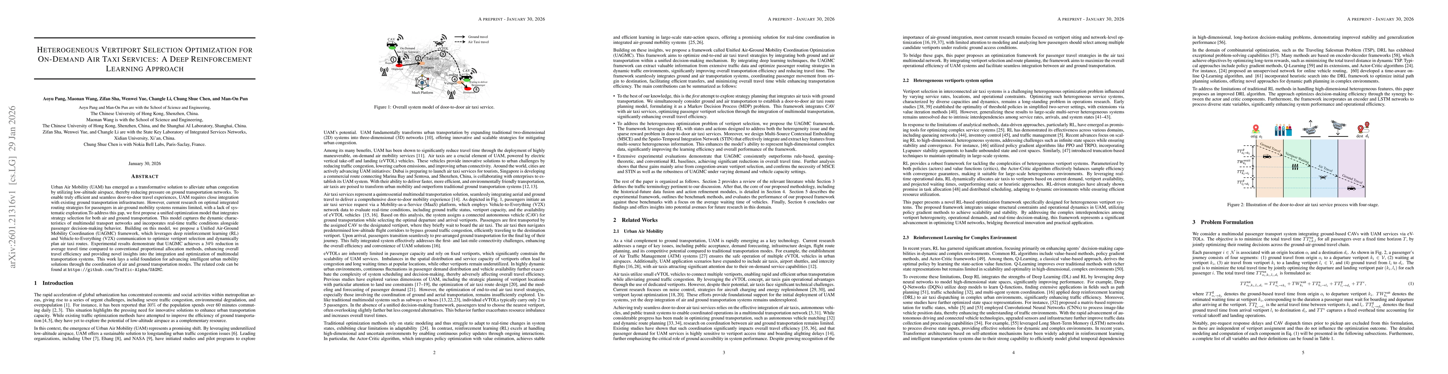 Thumbnail for Heterogeneous Vertiport Selection Optimization for On-Demand Air Taxi Services: A Deep Reinforcement Learning Approach