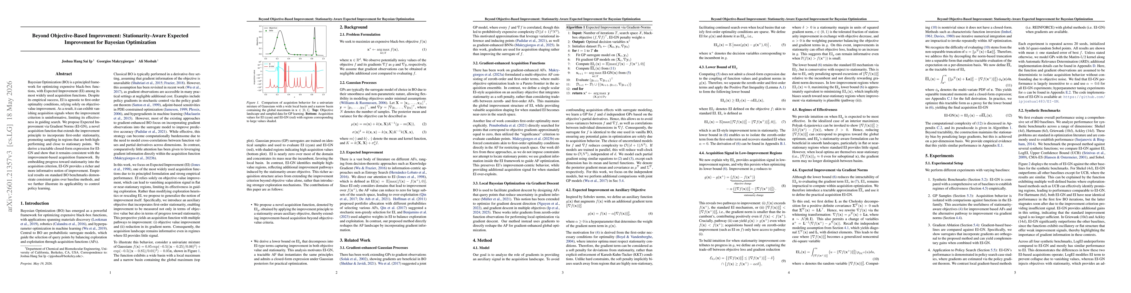 Thumbnail for Expected Improvement via Gradient Norms
