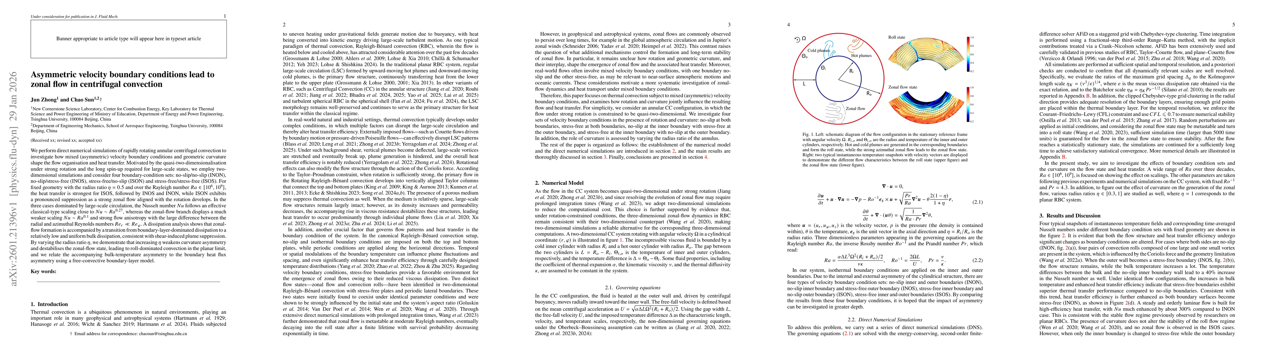 Thumbnail for Asymmetric velocity boundary conditions lead to zonal flow in centrifugal convection