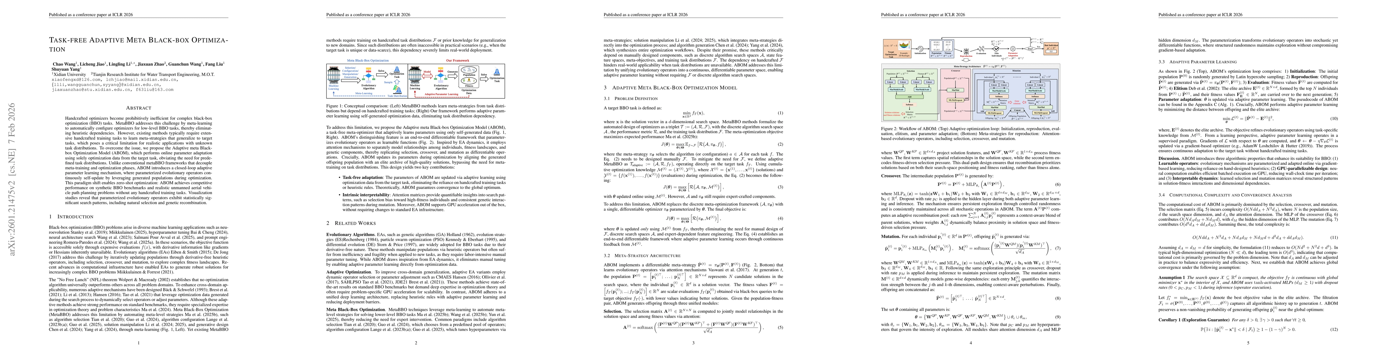 Thumbnail for Task-free Adaptive Meta Black-box Optimization