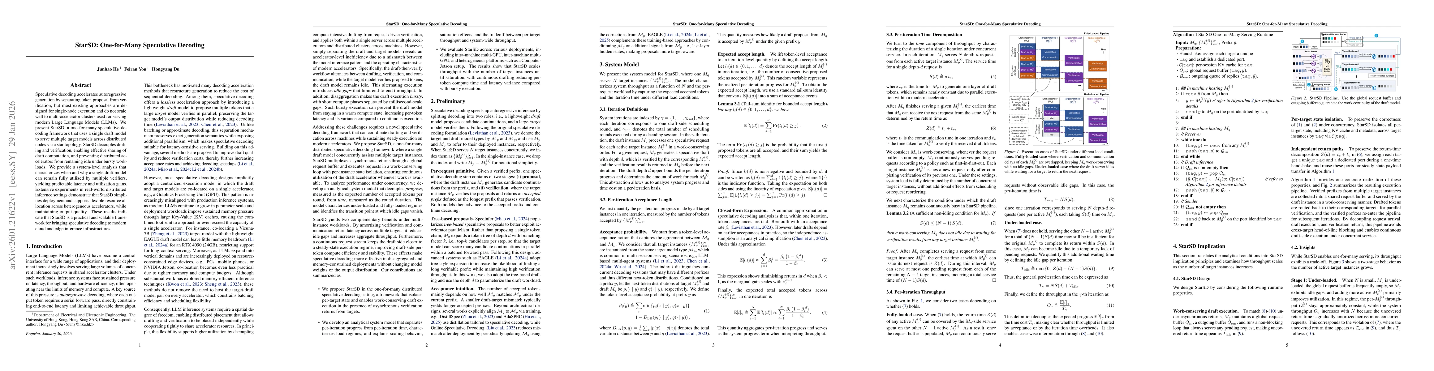 Thumbnail for StarSD: One-for-Many Speculative Decoding