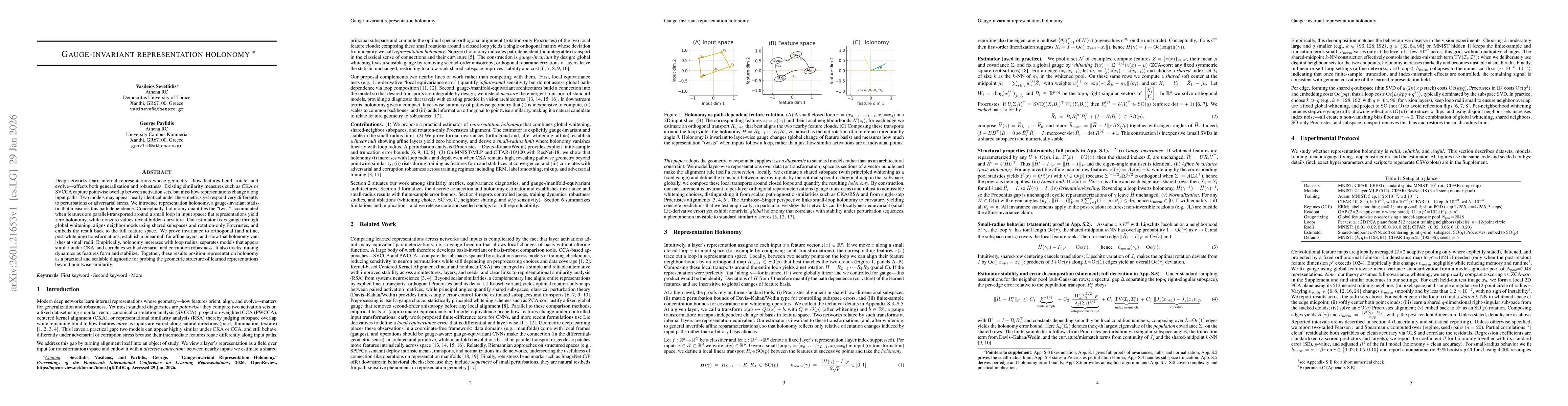 Thumbnail for Gauge-invariant representation holonomy