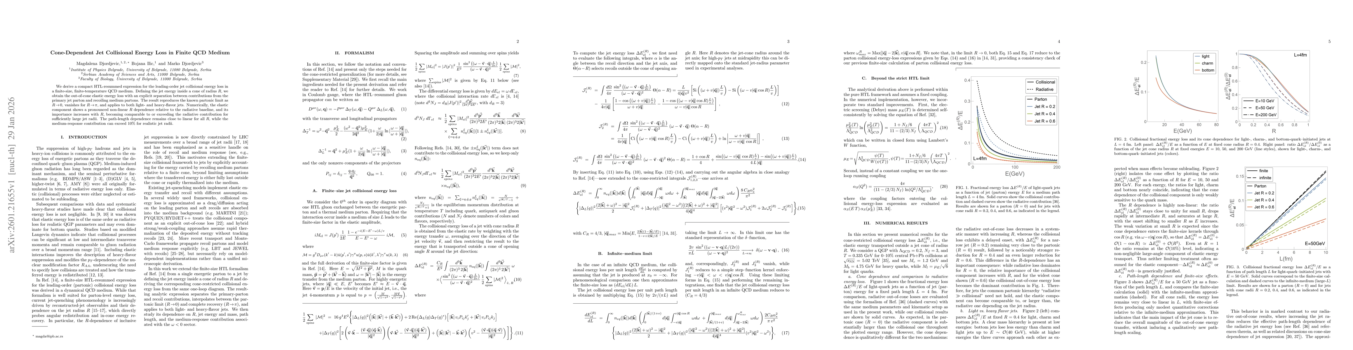 Thumbnail for Cone-Dependent Jet Collisional Energy Loss in Finite QCD Medium