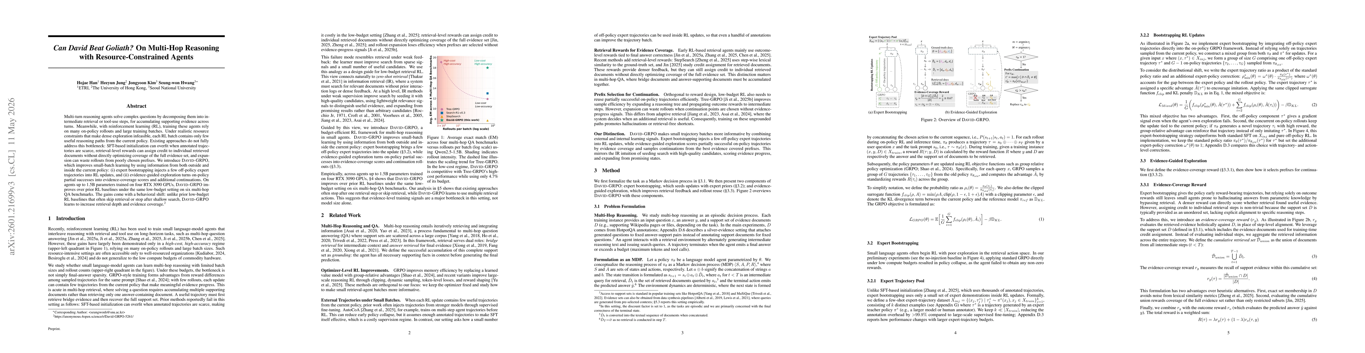 Thumbnail for Can David Beat Goliath? On Multi-Hop Reasoning with Resource-Constrained Agents