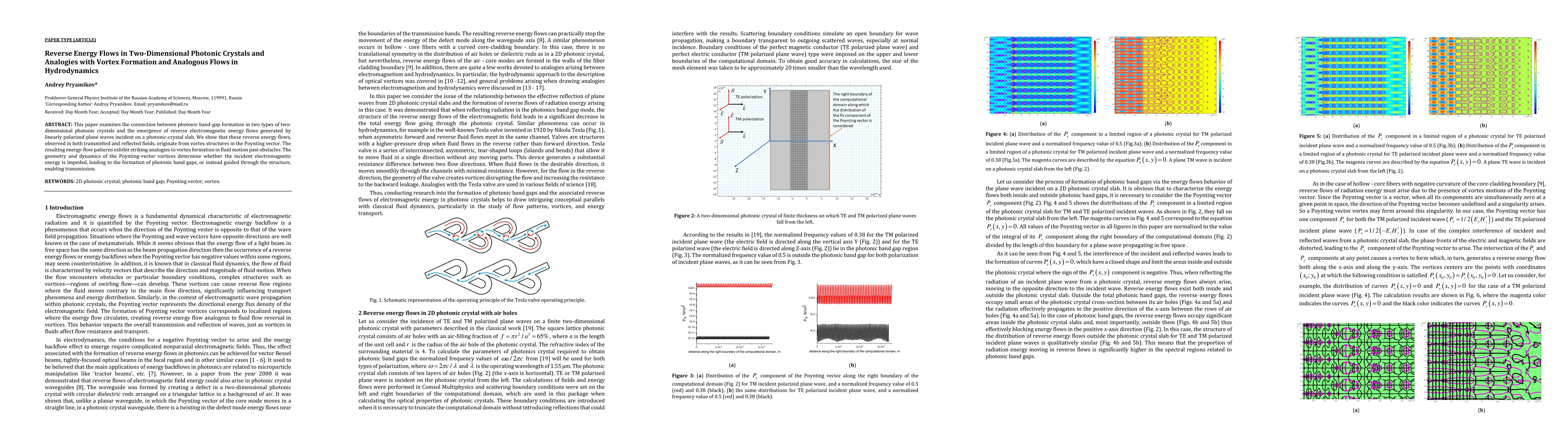 Thumbnail for Reverse Energy Flows in Two-Dimensional Photonic Crystals and Analogies with Vortex Formation and Analogous Flows in Hydrodynamics