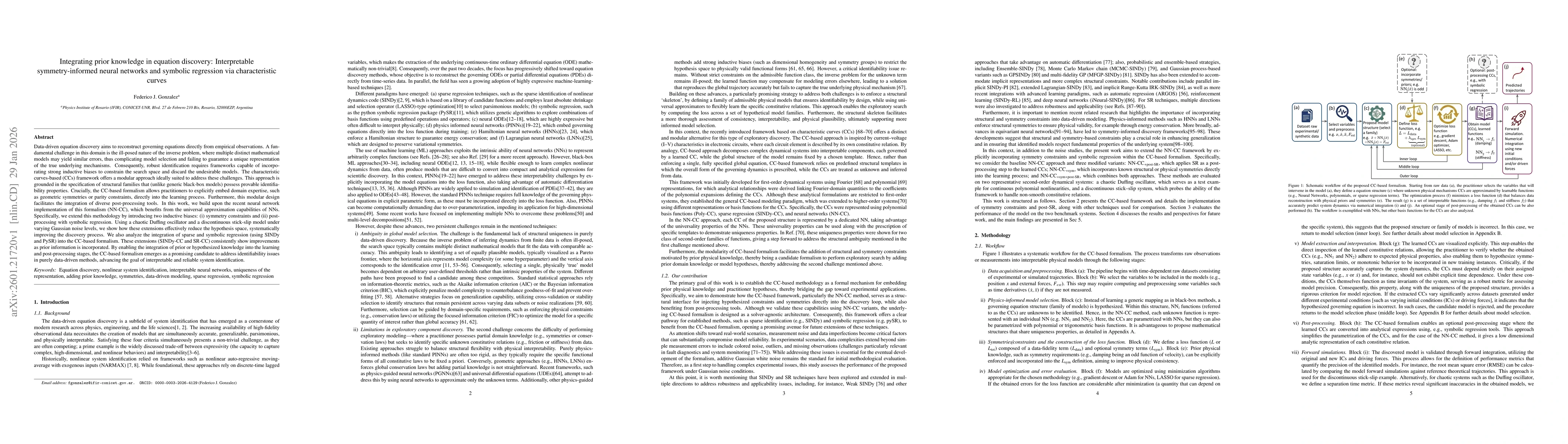 Thumbnail for Integrating prior knowledge in equation discovery: Interpretable symmetry-informed neural networks and symbolic regression via characteristic curves