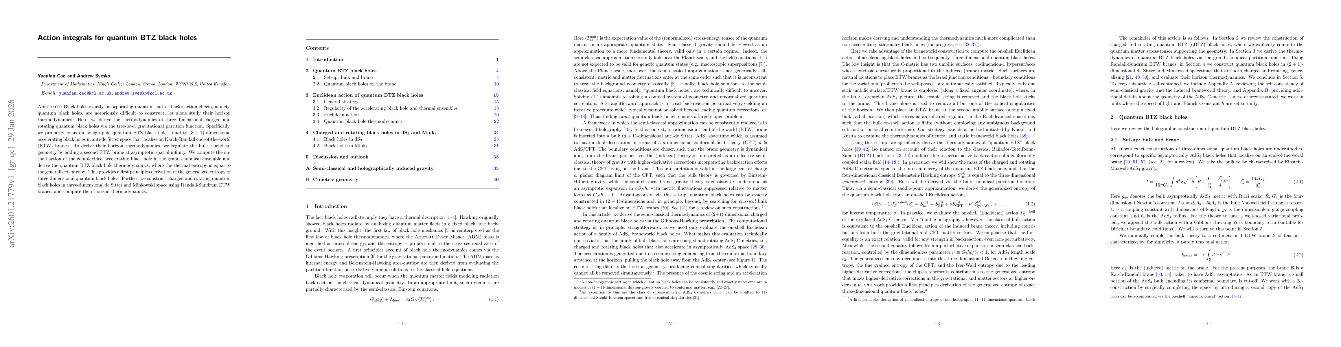 Thumbnail for Action integrals for quantum BTZ black holes