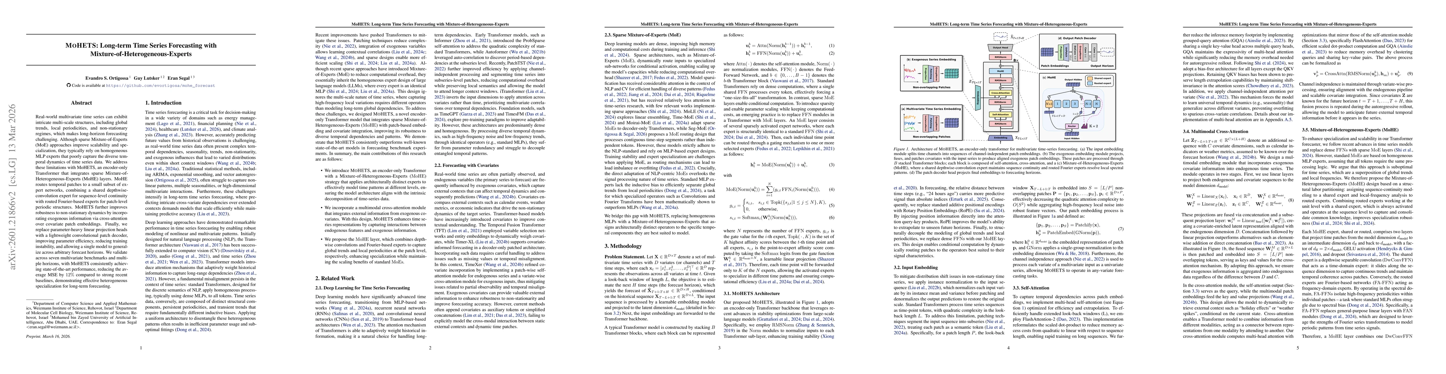 Thumbnail for MoHETS: Long-term Time Series Forecasting with Mixture-of-Heterogeneous-Experts