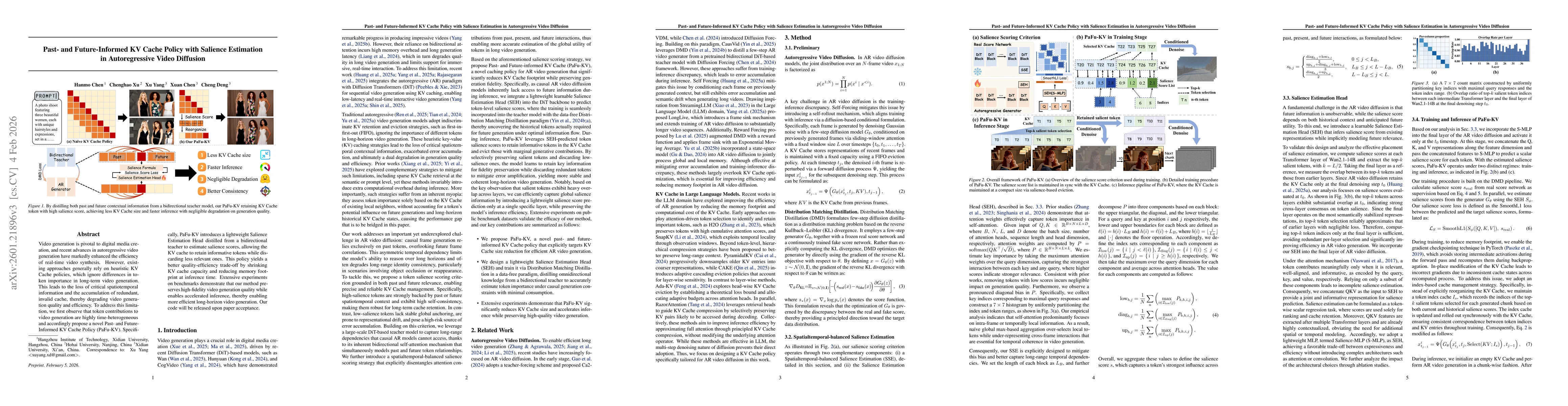 Thumbnail for Past- and Future-Informed KV Cache Policy with Salience Estimation in Autoregressive Video Diffusion