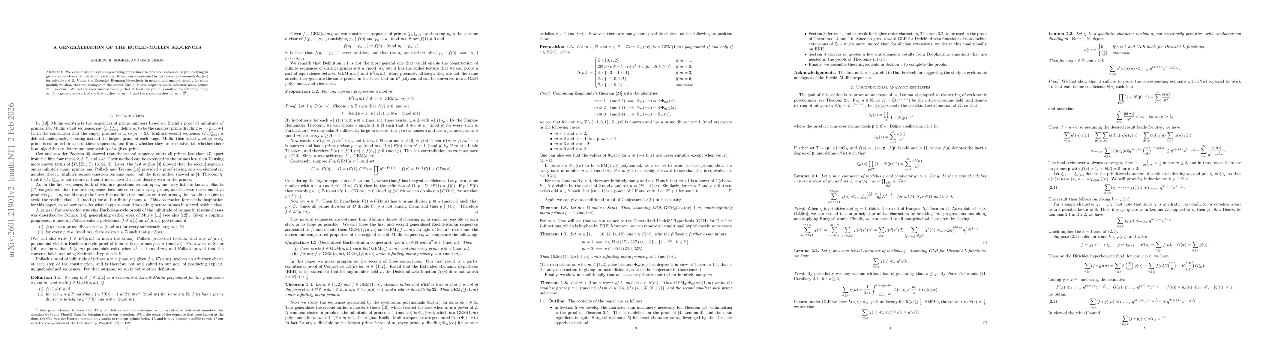 Thumbnail for A generalisation of the Euclid-Mullin sequences