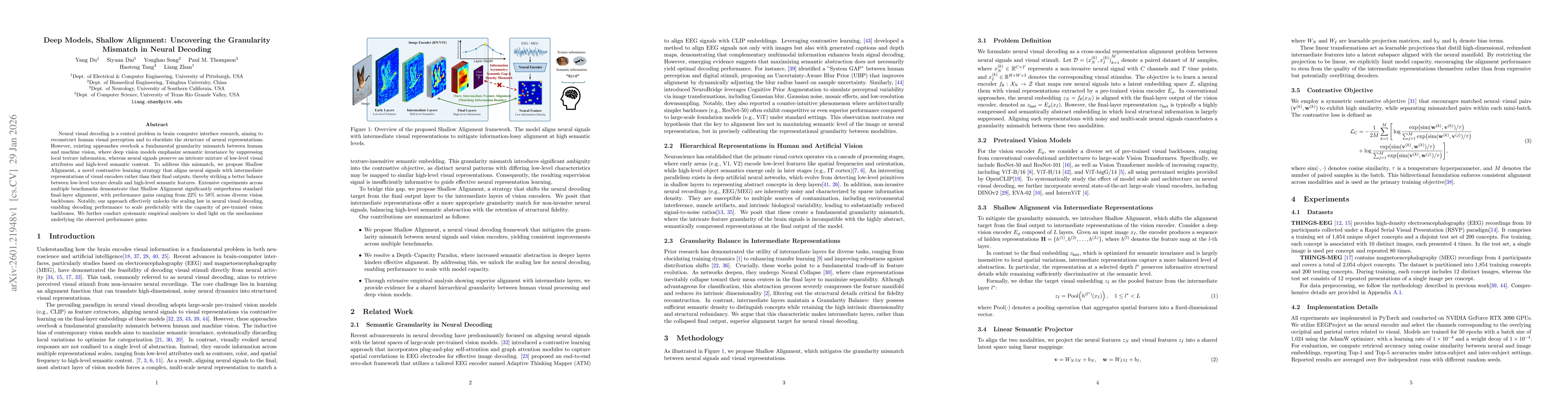 Thumbnail for Deep Models, Shallow Alignment: Uncovering the Granularity Mismatch in Neural Decoding