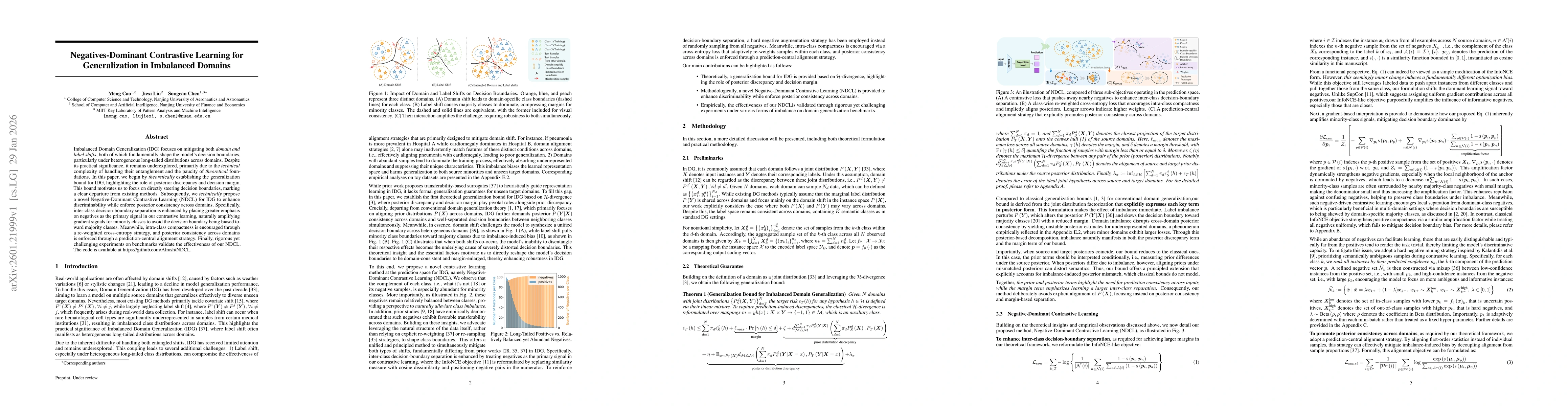 Thumbnail for Negatives-Dominant Contrastive Learning for Generalization in Imbalanced Domains