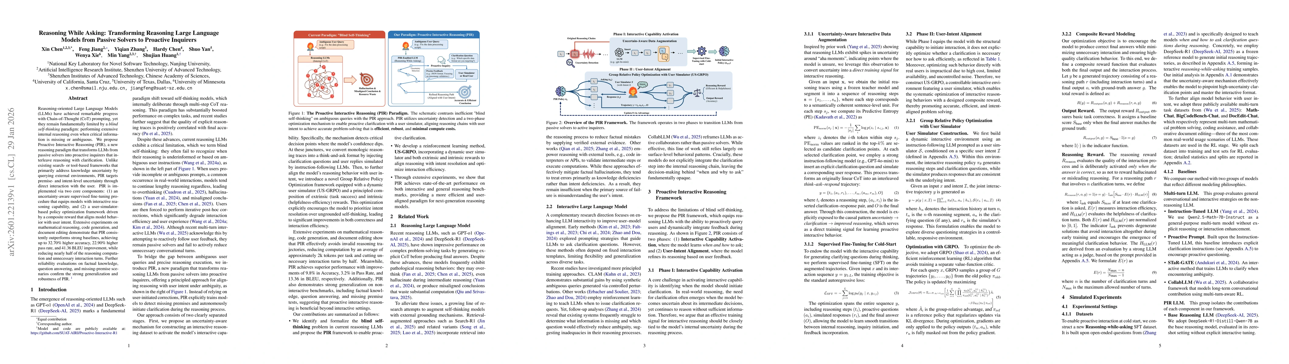 Thumbnail for Reasoning While Asking: Transforming Reasoning Large Language Models from Passive Solvers to Proactive Inquirers