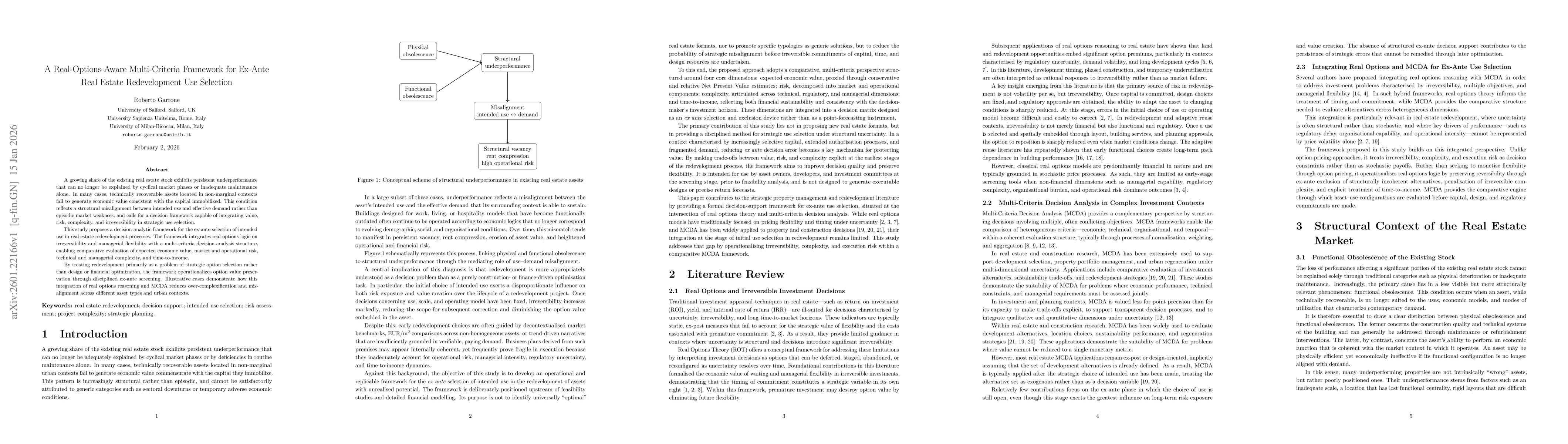 Thumbnail for A Real-Options-Aware Multi-Criteria Framework for Ex-Ante Real Estate Redevelopment Use Selection