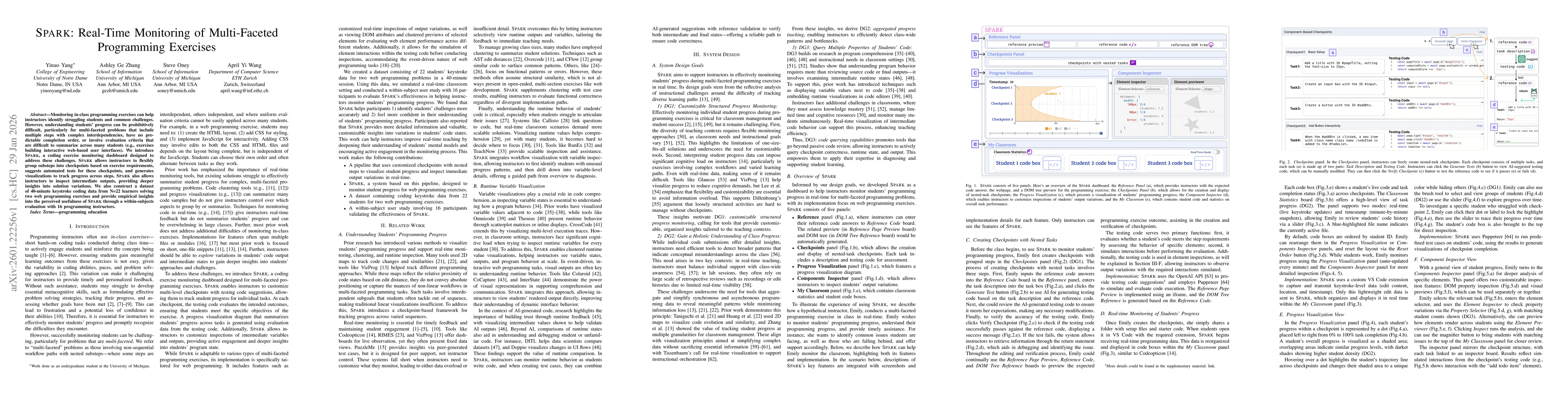 Thumbnail for SPARK: Real-Time Monitoring of Multi-Faceted Programming Exercises