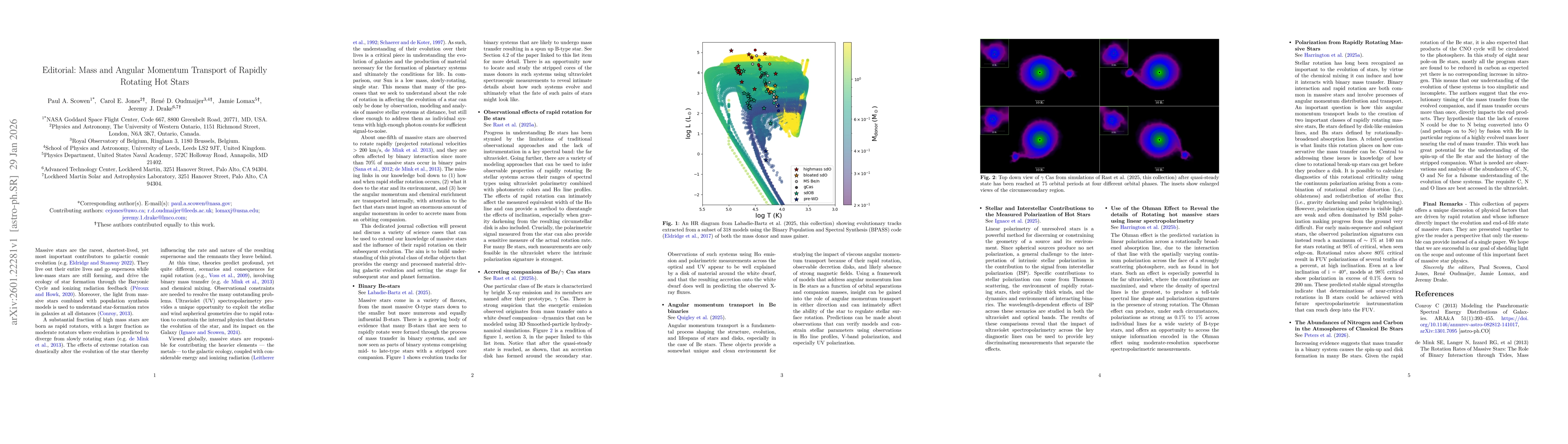 Thumbnail for Editorial: Mass and Angular Momentum Transport of Rapidly Rotating Hot Stars