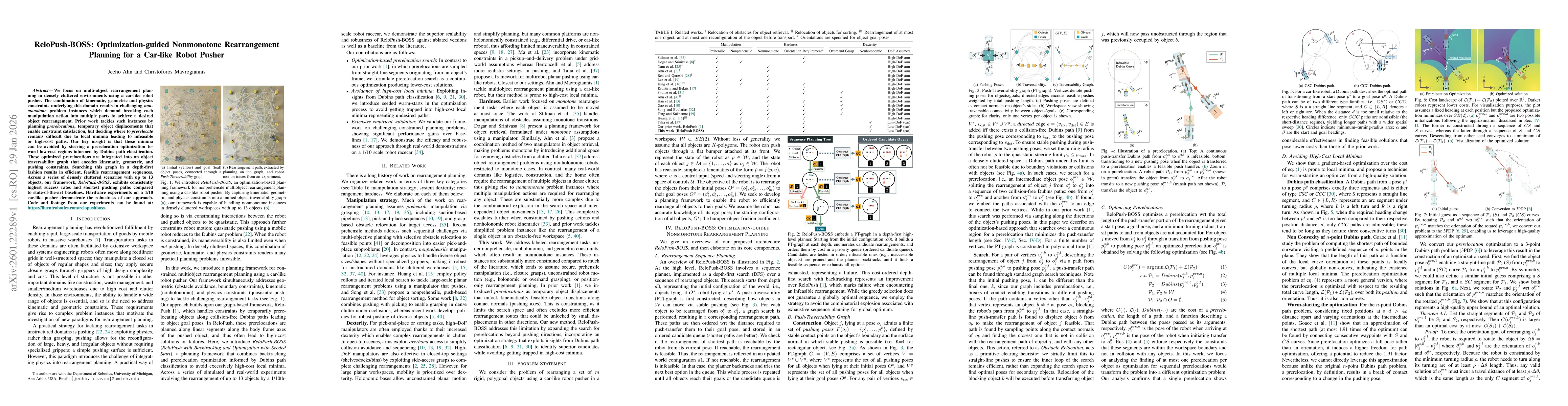 Thumbnail for ReloPush-BOSS: Optimization-guided Nonmonotone Rearrangement Planning for a Car-like Robot Pusher