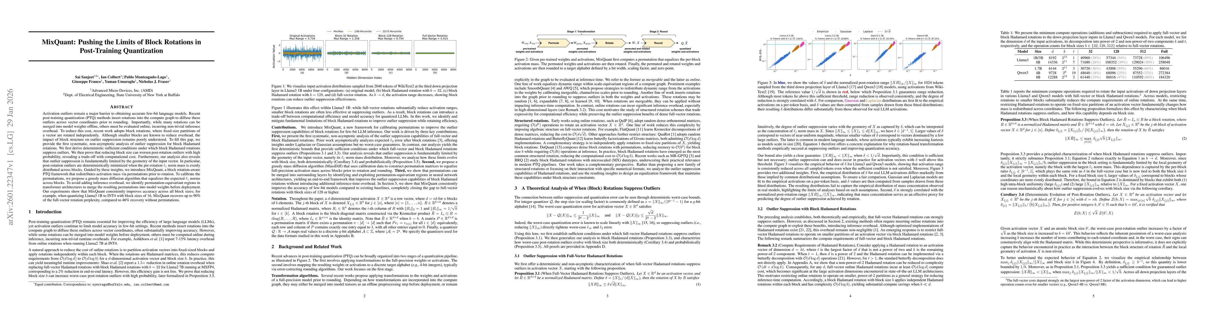 Thumbnail for MixQuant: Pushing the Limits of Block Rotations in Post-Training Quantization