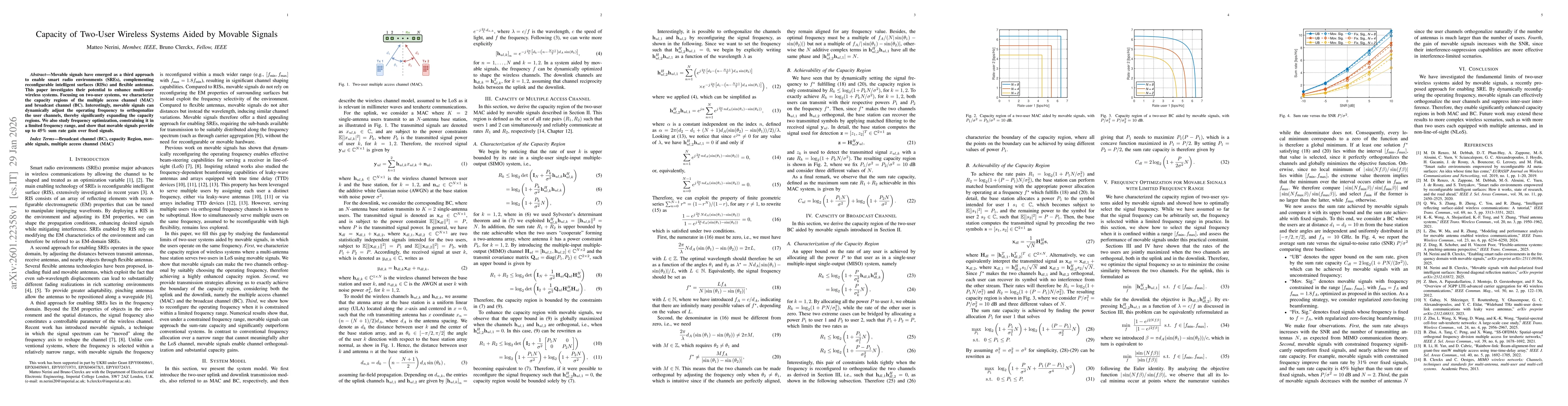 Thumbnail for Capacity of Two-User Wireless Systems Aided by Movable Signals