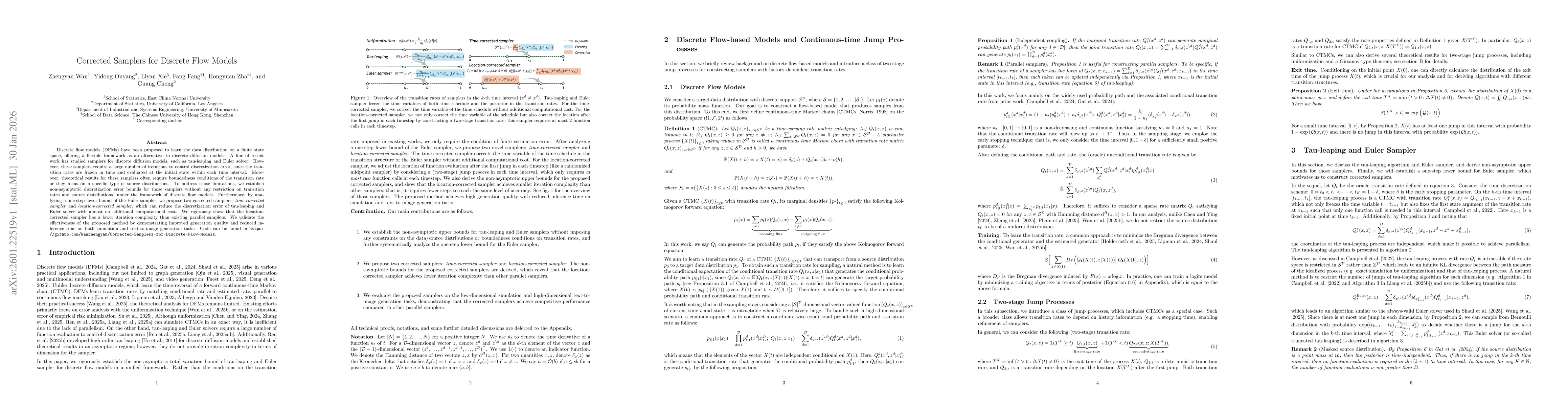 Thumbnail for Corrected Samplers for Discrete Flow Models
