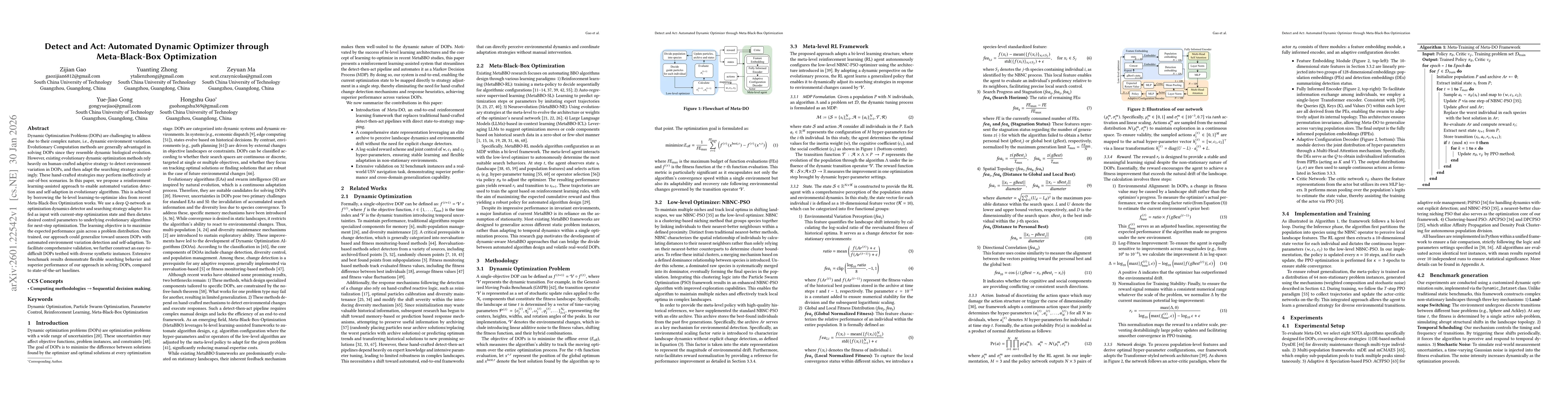 Thumbnail for Detect and Act: Automated Dynamic Optimizer through Meta-Black-Box Optimization