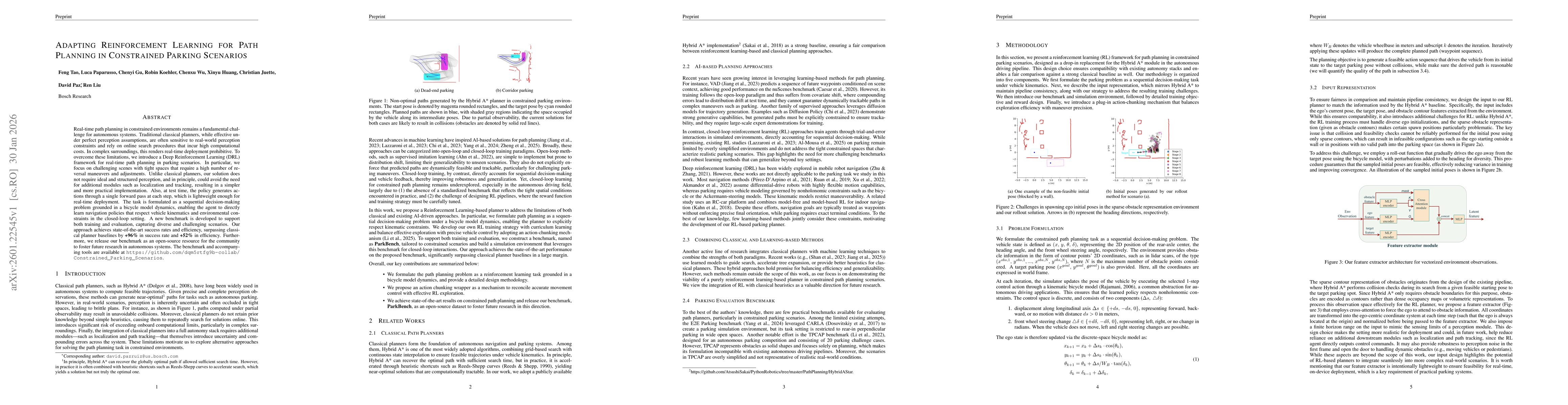 Thumbnail for Adapting Reinforcement Learning for Path Planning in Constrained Parking Scenarios