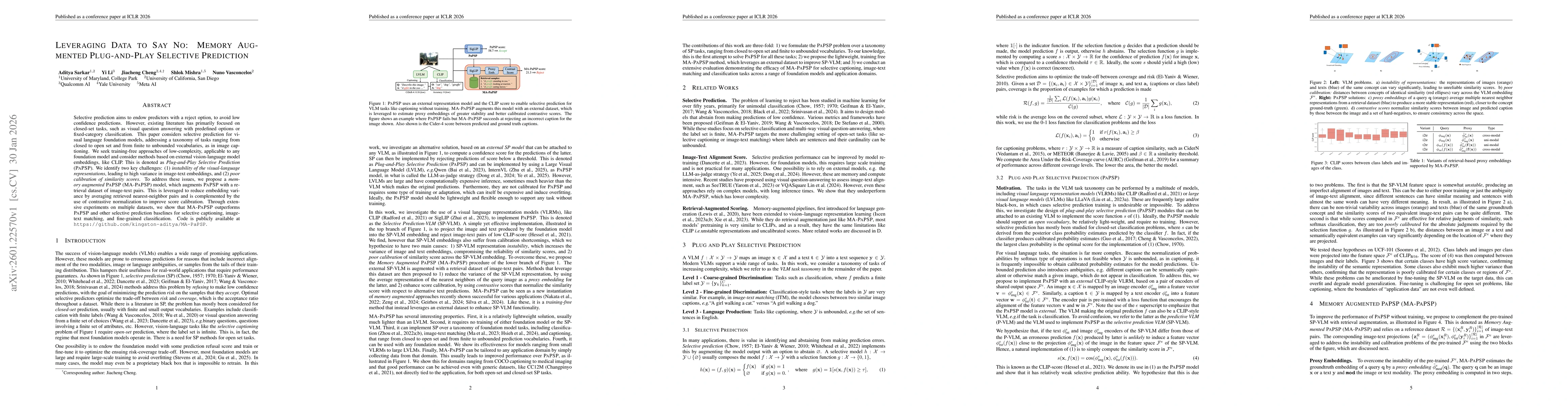 Thumbnail for Leveraging Data to Say No: Memory Augmented Plug-and-Play Selective Prediction
