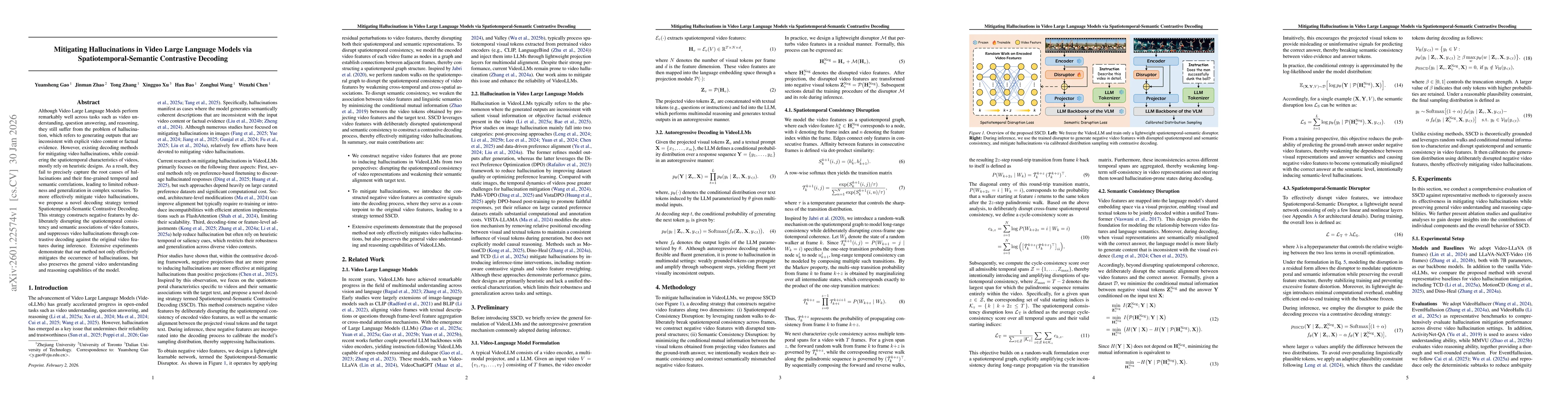 Thumbnail for Mitigating Hallucinations in Video Large Language Models via Spatiotemporal-Semantic Contrastive Decoding